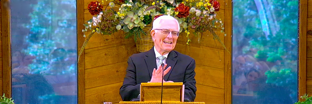 Pastor Richard Halbgewachs smiling